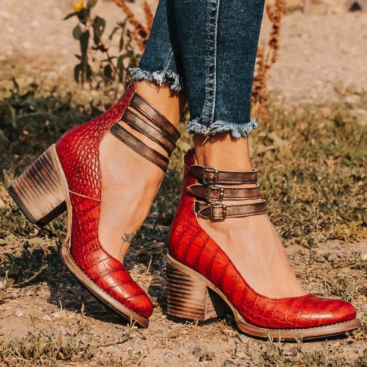 Imogen Leather Mary Jane Block Heels_8