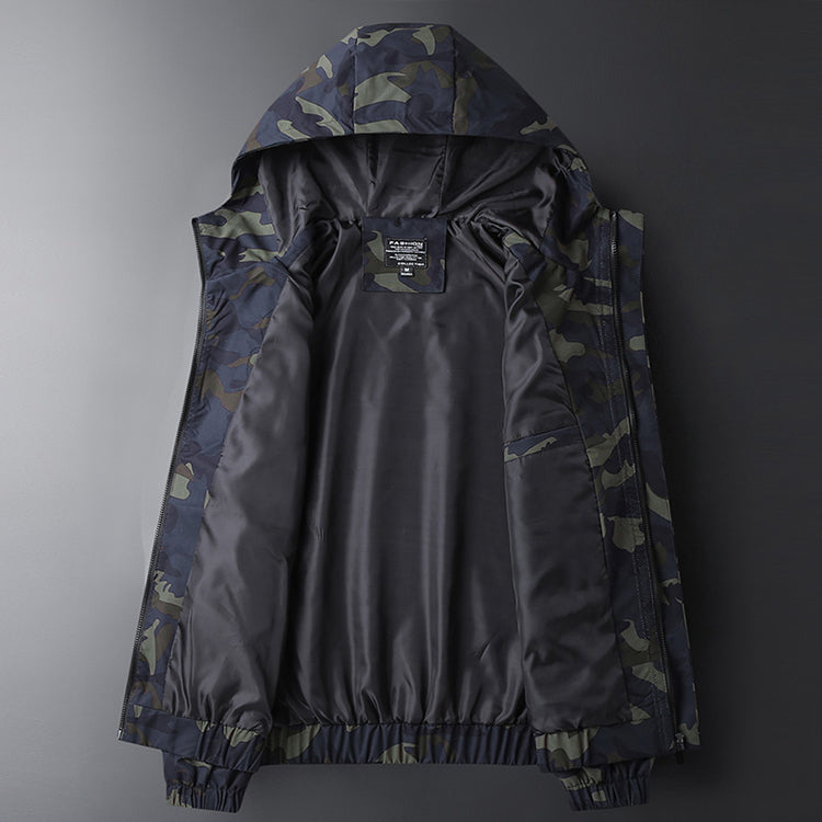 RENZO CAMO WINDBREAKER