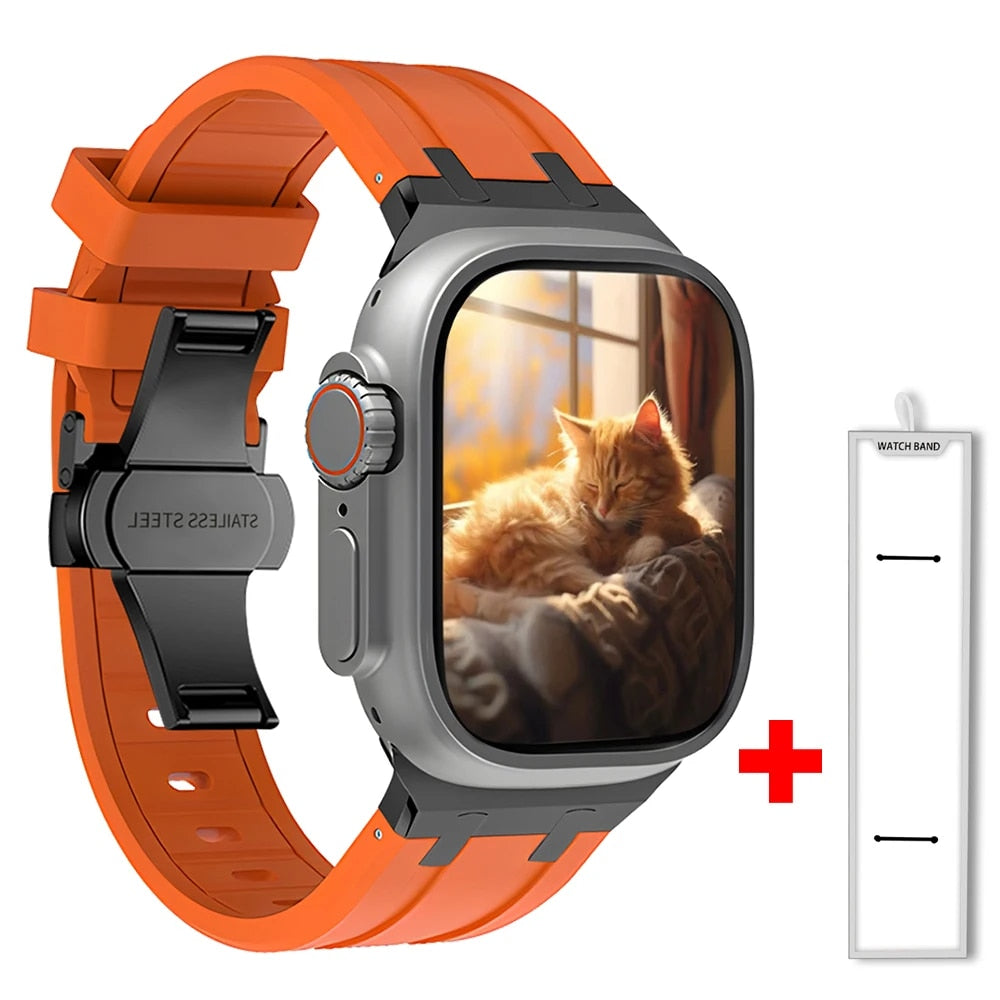 TitaniumGrip Silicone Apple Watch Band