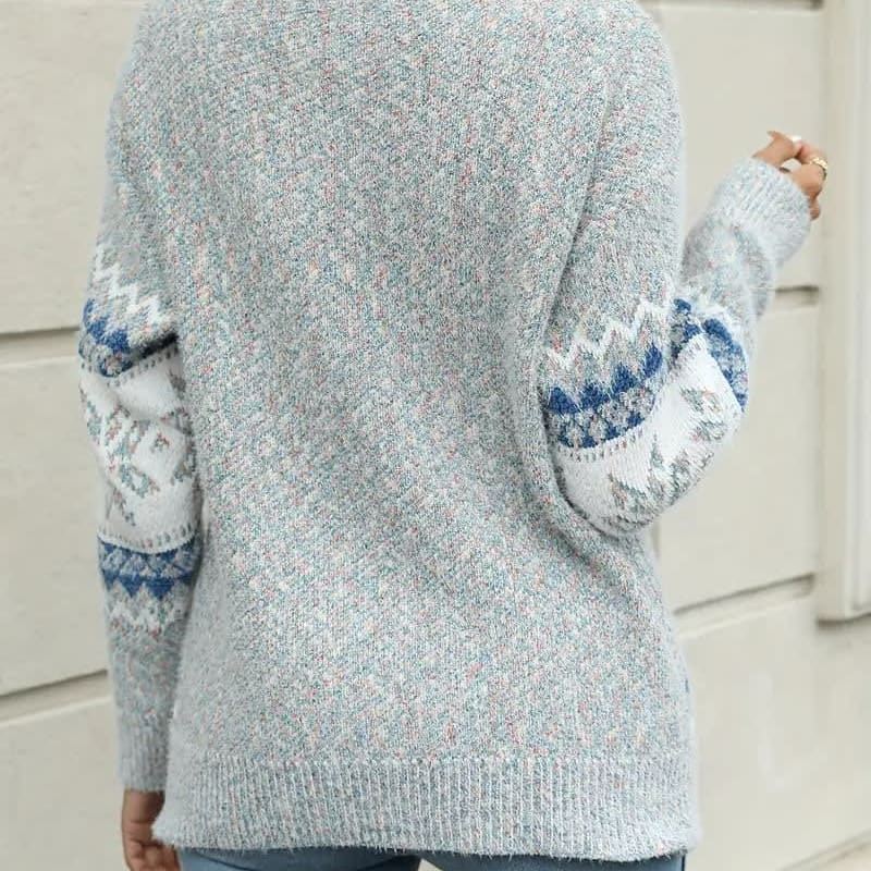 Tessa Fuzzy Nordic Christmas Sweater_1