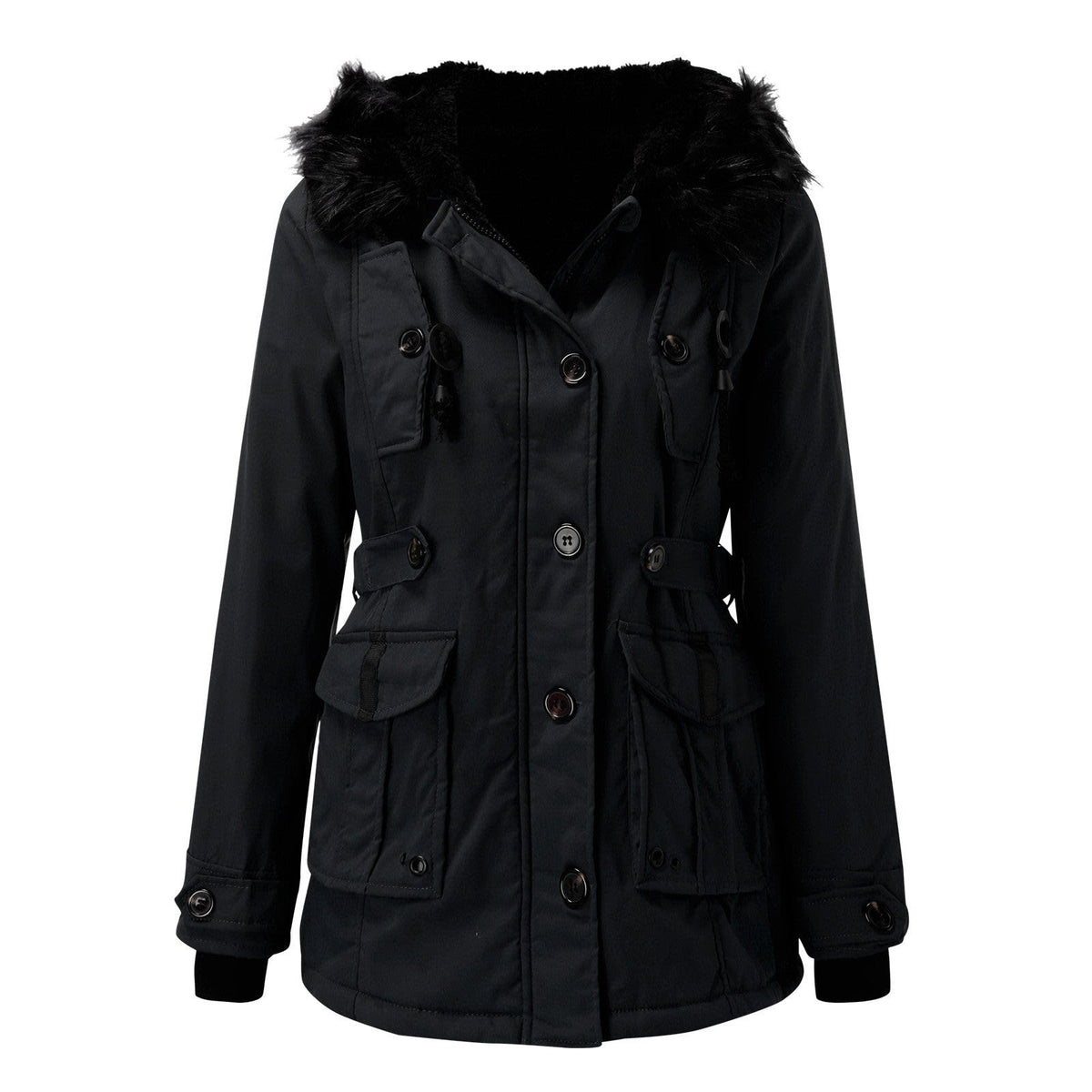 Alma Faux Fur Hooded Winter Coat_9