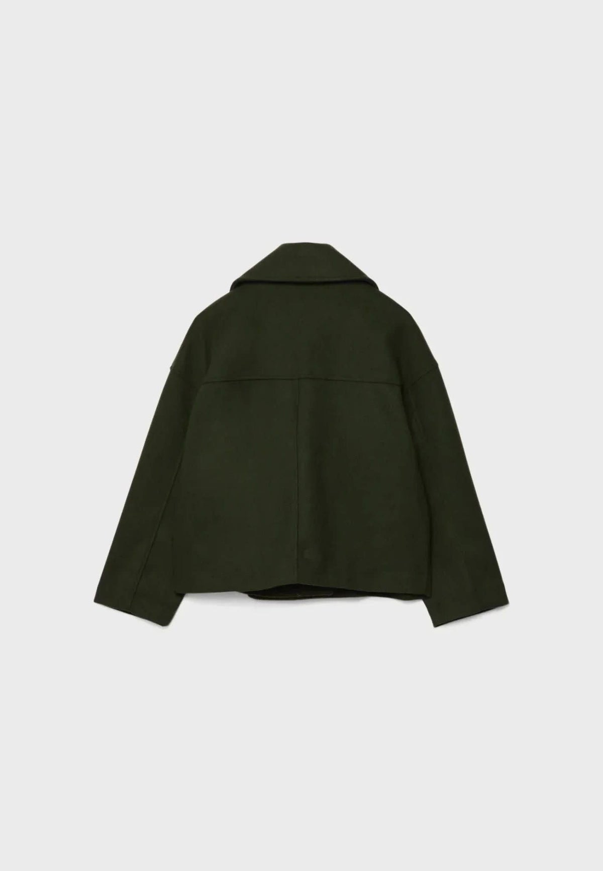 Claire Cropped Double-Breasted Pea Coat_7