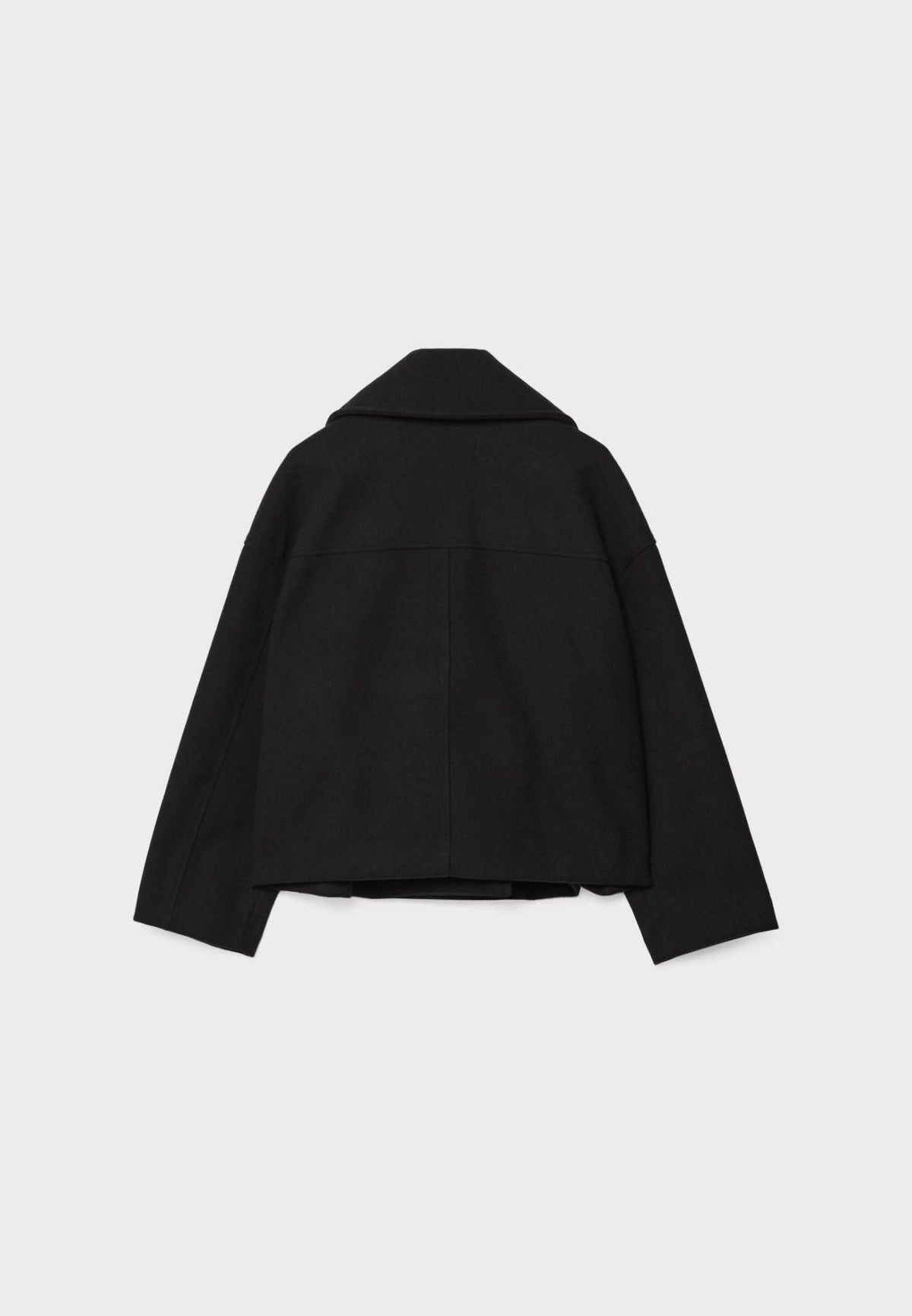 Claire Cropped Double-Breasted Pea Coat_8