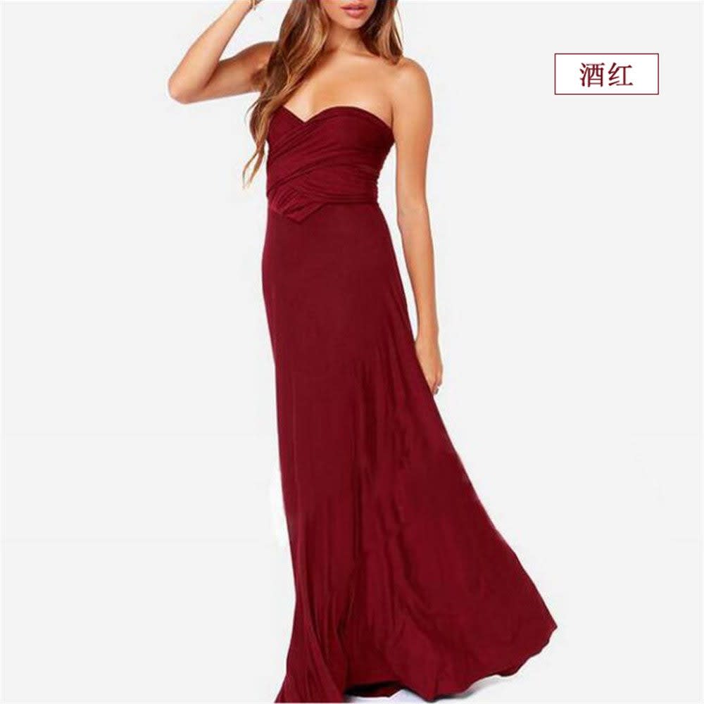 Allegra Backless Multiway Bandage Party Maxi Dress_17