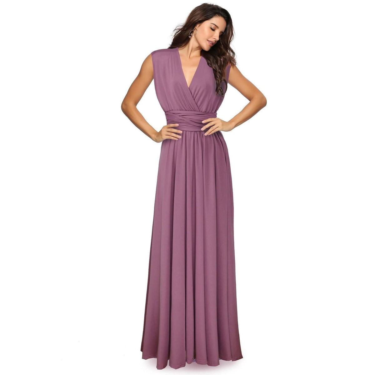 Allegra Backless Multiway Bandage Party Maxi Dress_28