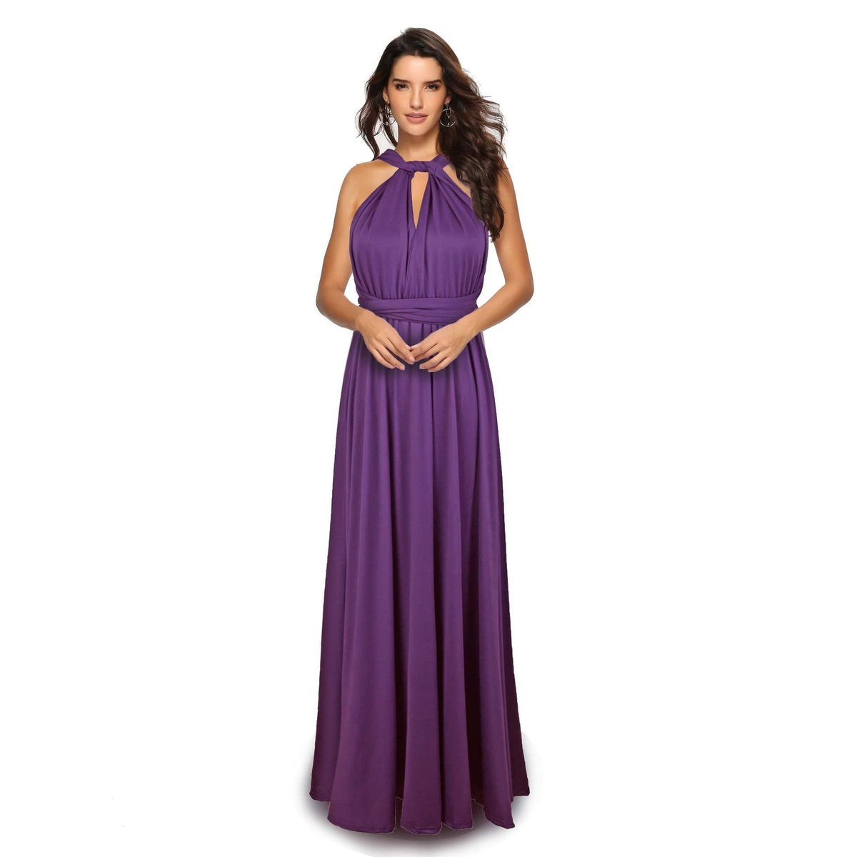 Allegra Backless Multiway Bandage Party Maxi Dress_34