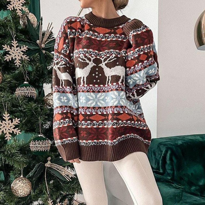 Pippa Nordic Reindeer Christmas Sweater_16