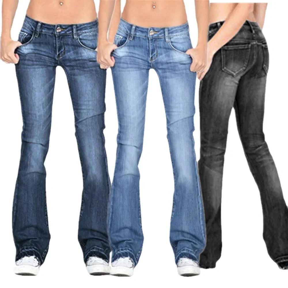 Georgina Low Rise Vintage Flared Jeans_5