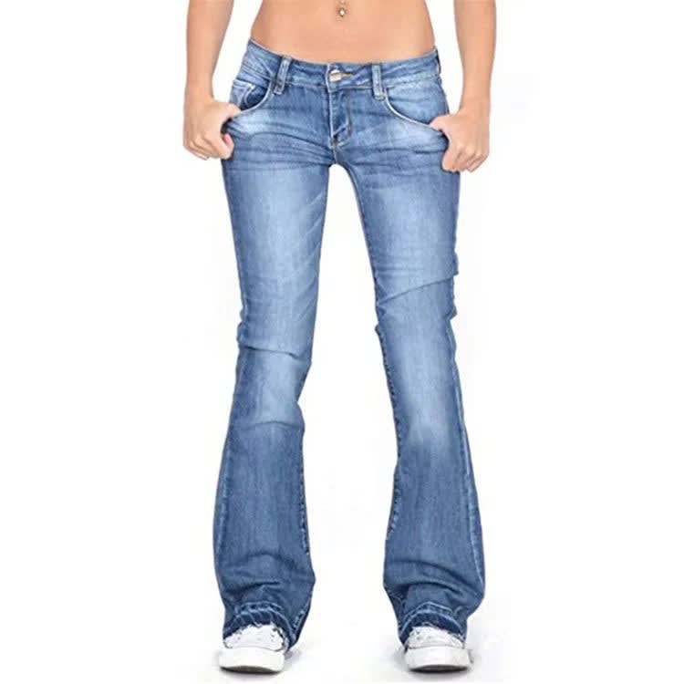 Georgina Low Rise Vintage Flared Jeans_7