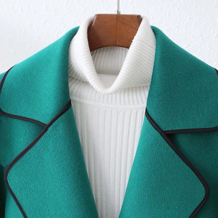 Florence Belted Wrap Coat with Contrast Trim_10