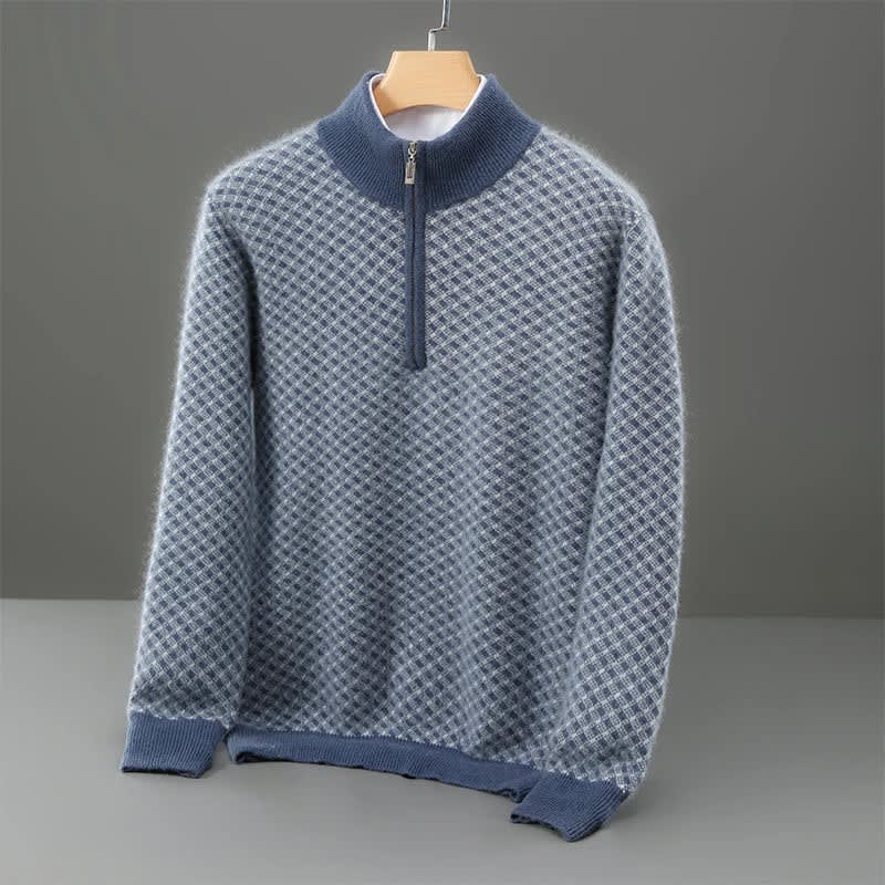 Walker Merino Wool Quarter Zip Sweater_4