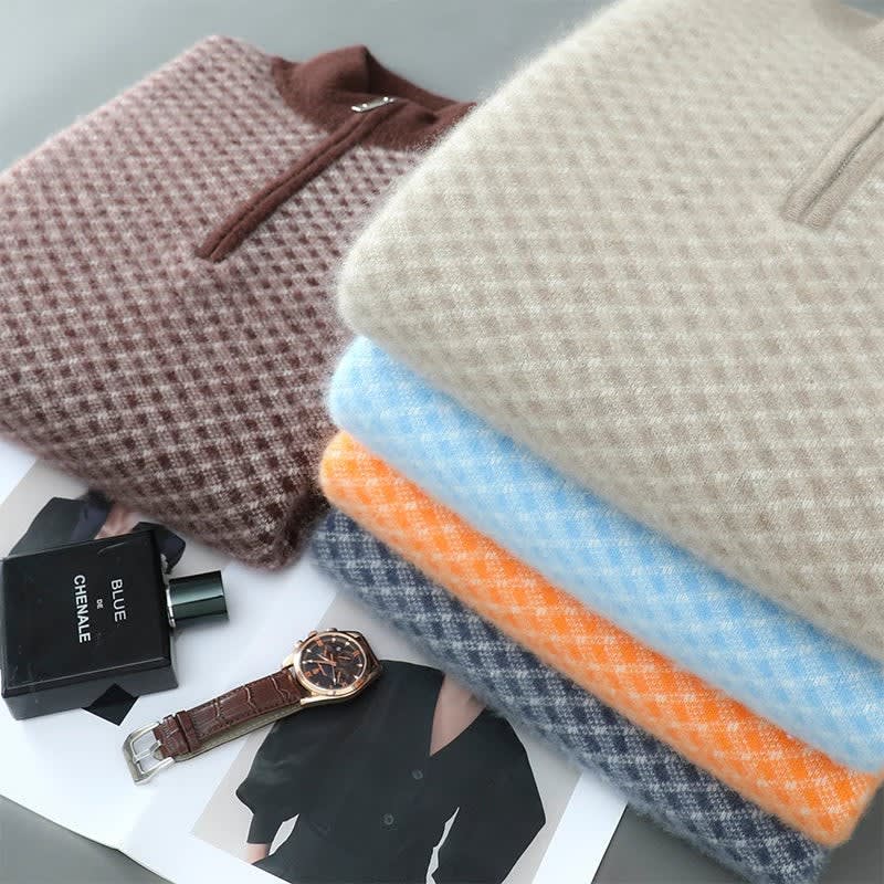 Walker Merino Wool Quarter Zip Sweater_6