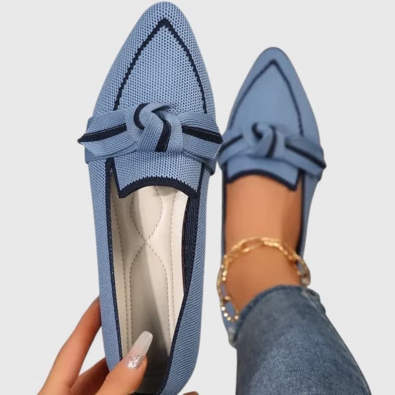 Stephanie Cushioned Pointed Toe Orthopedic Loafers_1