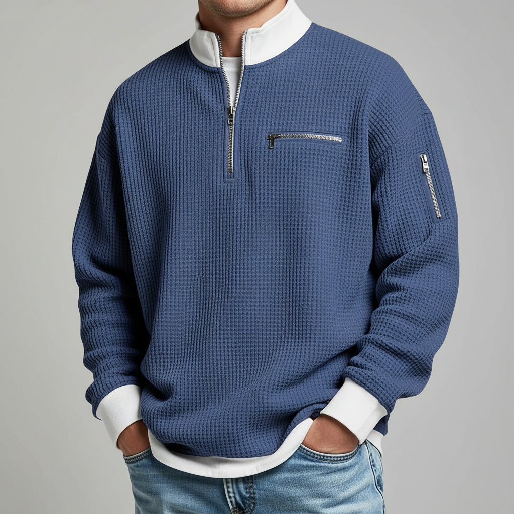 Jacob Mason Waffle Knit Sweater