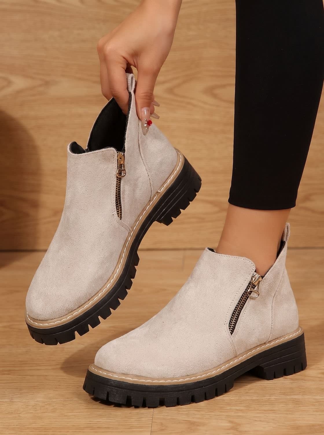 Miranda Arch Support Non-Slip Orthopedic Boots_13