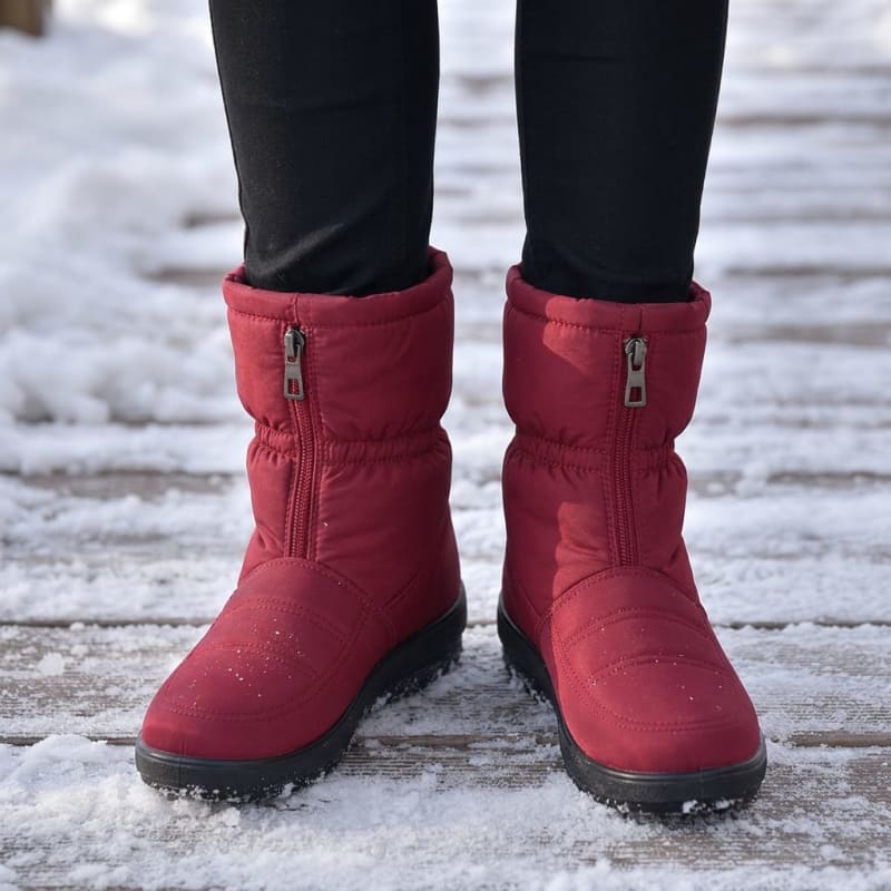 Delia Quilted Zip Up Snow Boots_1