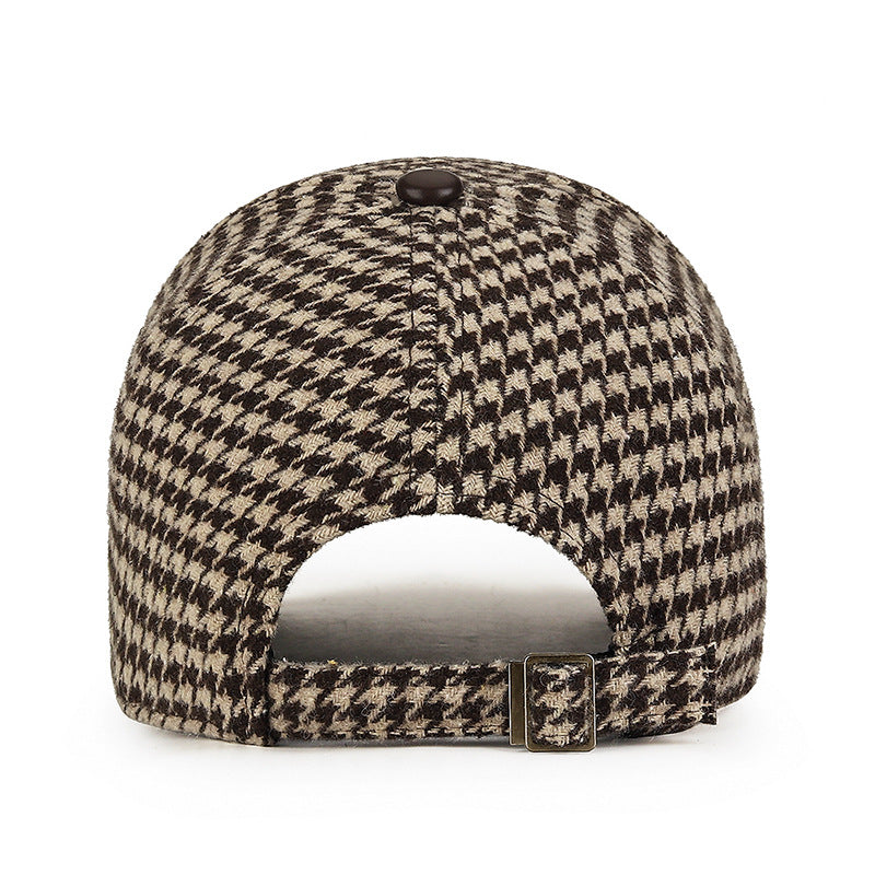 Montreal Houndstooth Wool Cap