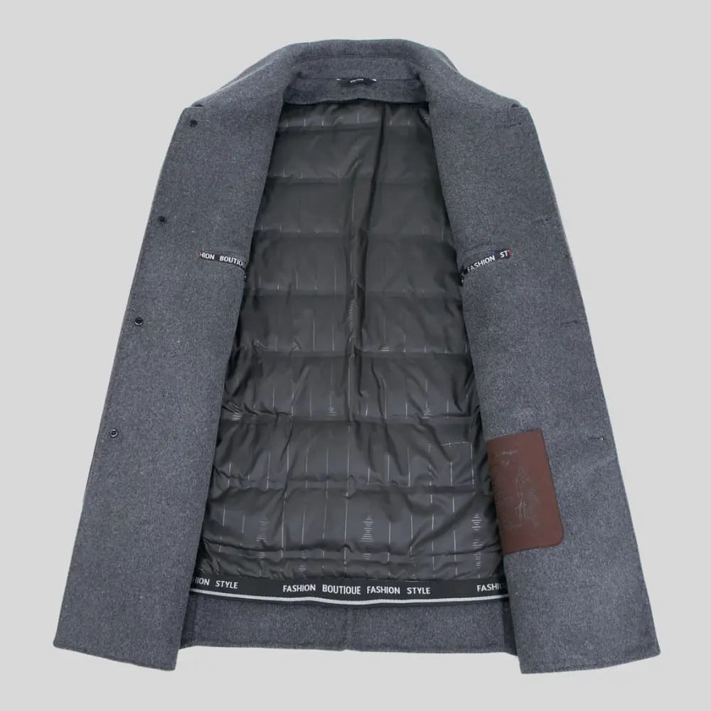 Roosevelt Single Breasted Wool Overcoat_9