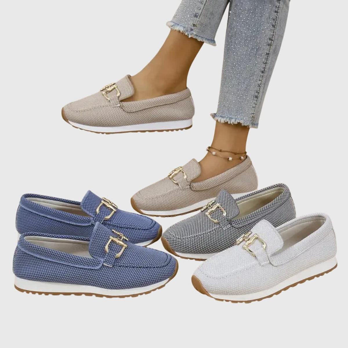 Tessa Cushioned Breathable Orthopedic Loafers_10