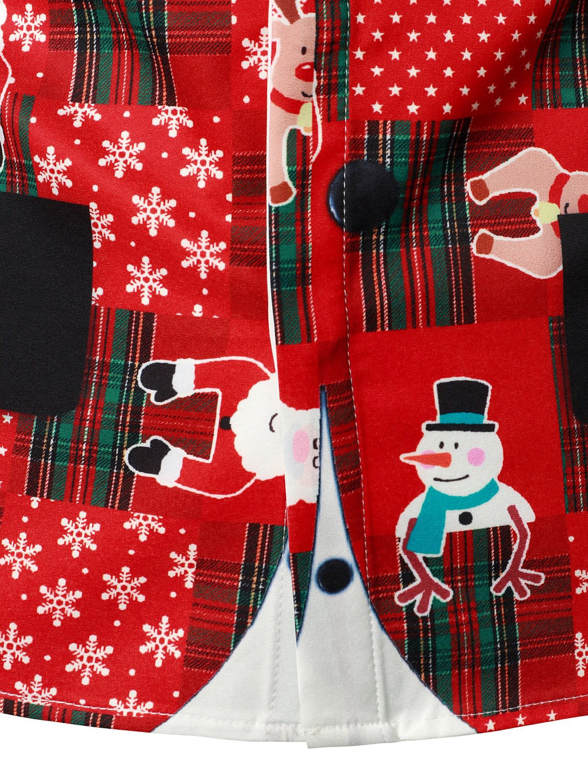 Wyatt Tuxedo Print Ugly Christmas Shirt_6