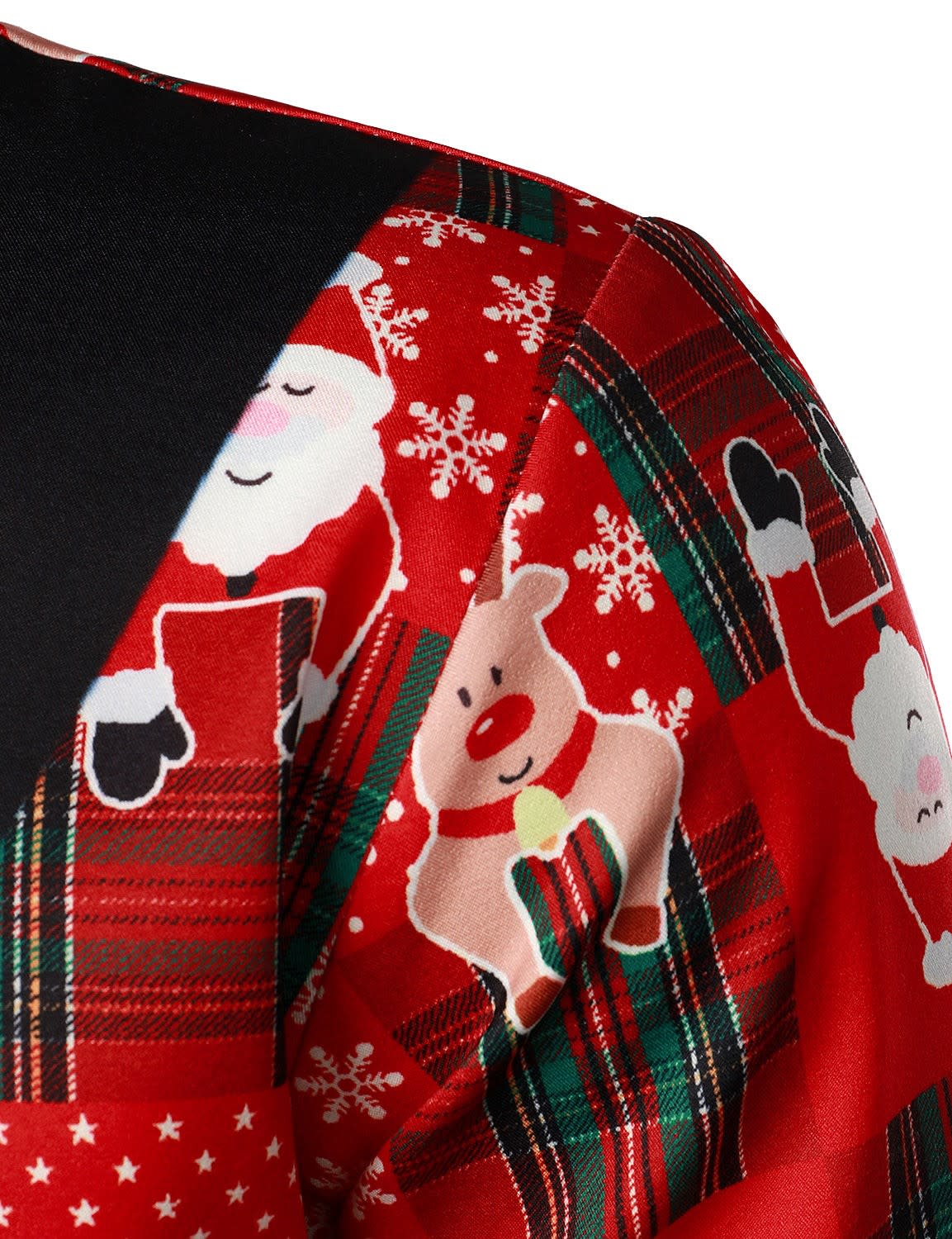 Wyatt Tuxedo Print Ugly Christmas Shirt_7