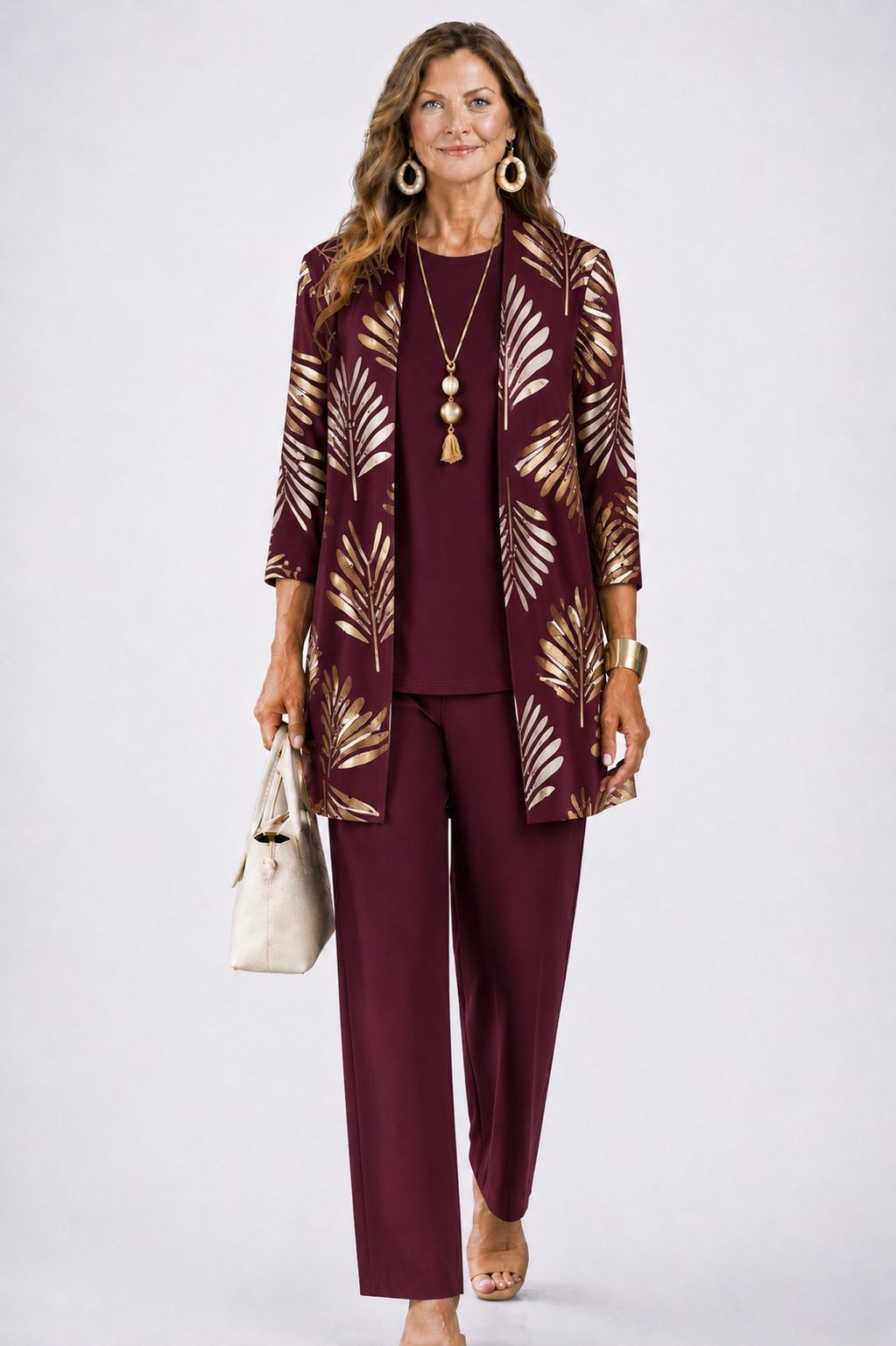 Emilia Printed Three Piece Pant Suit_18