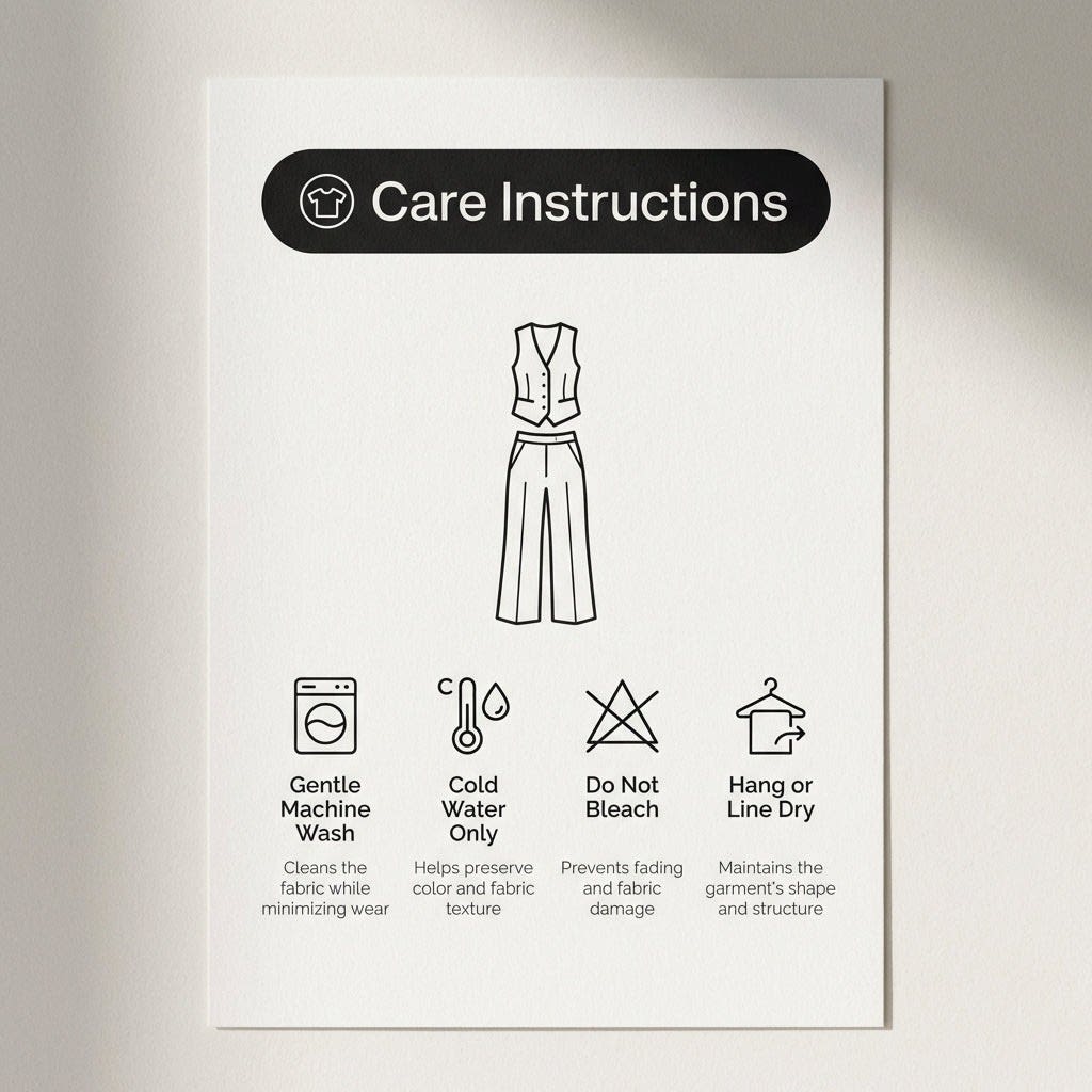 Lillian Tailored Wide Leg Two Piece Pant Suit_20