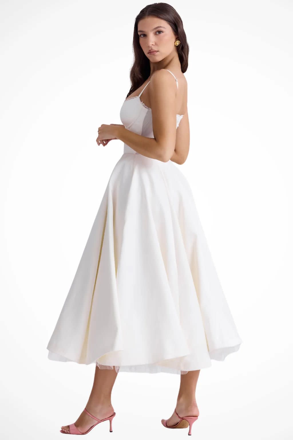 Blythe Corset Sweetheart Wedding Guest Midi Dress_11