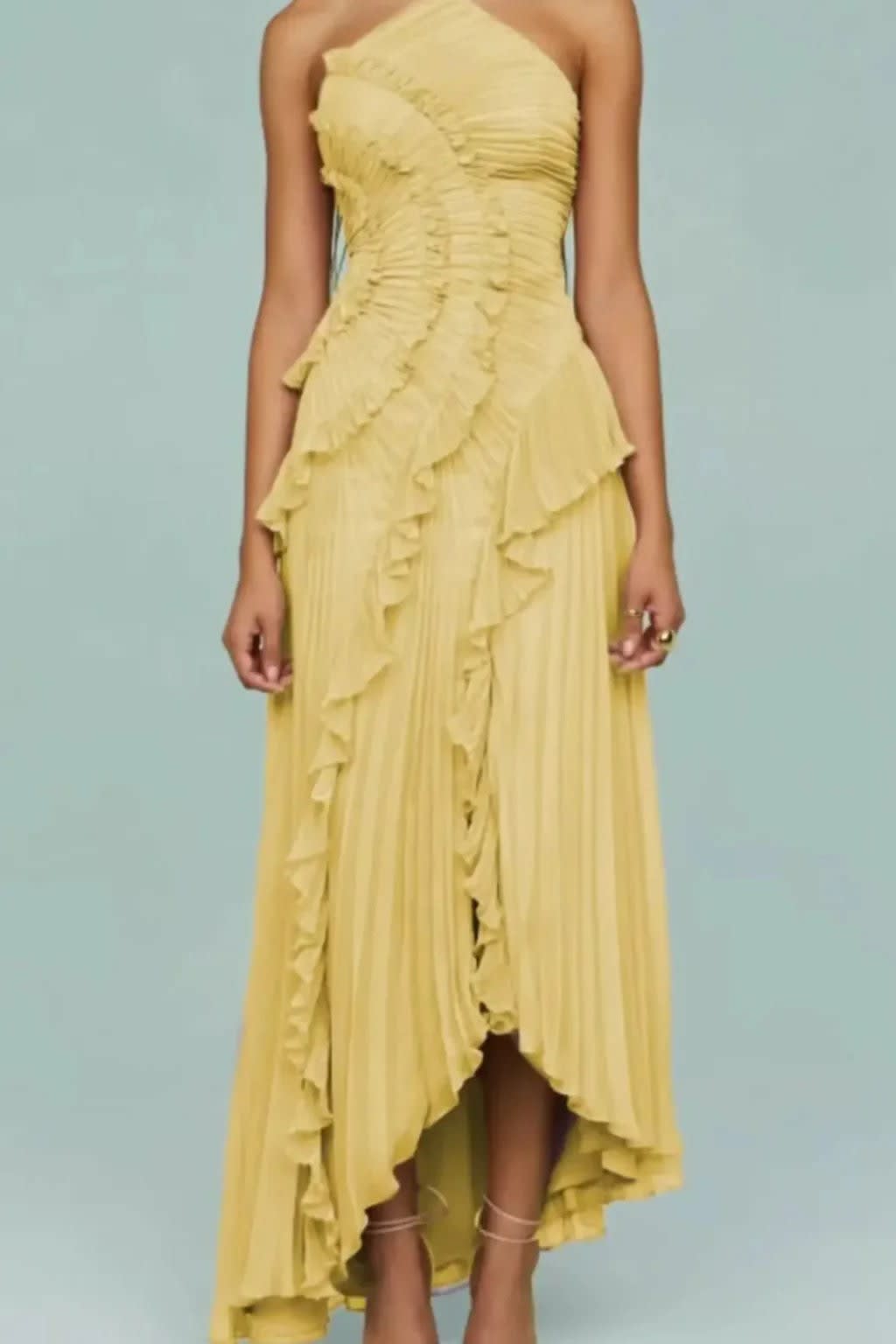 Lorelei Flowy Halter Neck Wedding Guest Maxi Dress_7