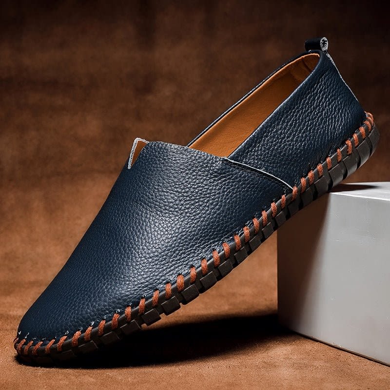 Kurt Genuine Leather Slip On Loafers_2