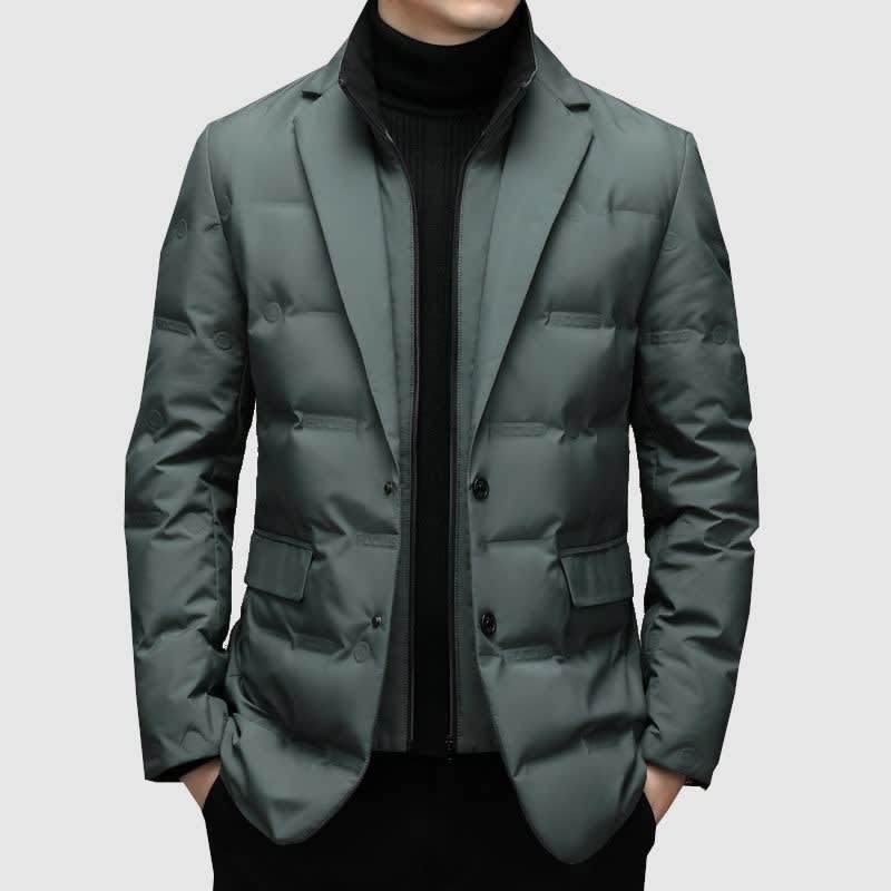 Keith Quilted Down Blazer Jacket_2