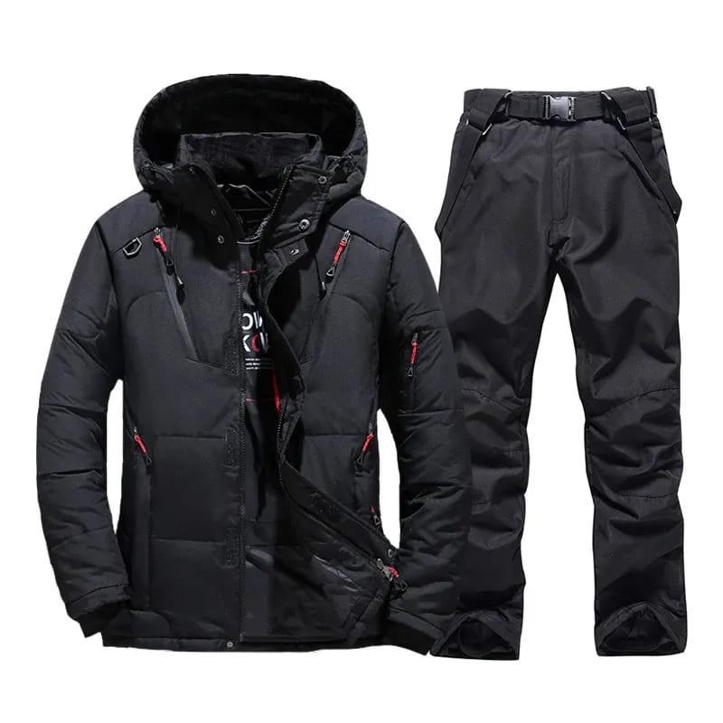 Joshua Windproof Down Ski Suit Jacket and Pants_2
