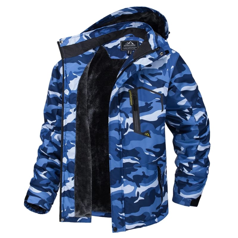 Kyle Fleece Lined Ski Jacket with Removable Hood_1