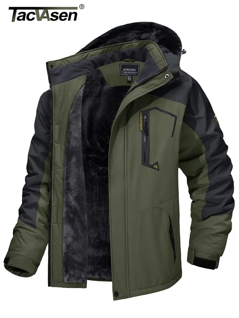 Kyle Fleece Lined Ski Jacket with Removable Hood_11
