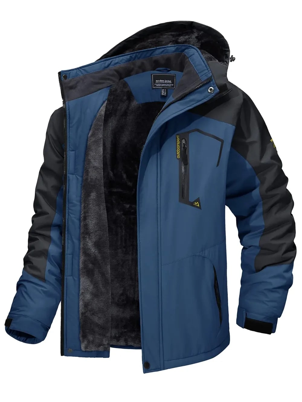 Kyle Fleece Lined Ski Jacket with Removable Hood_6