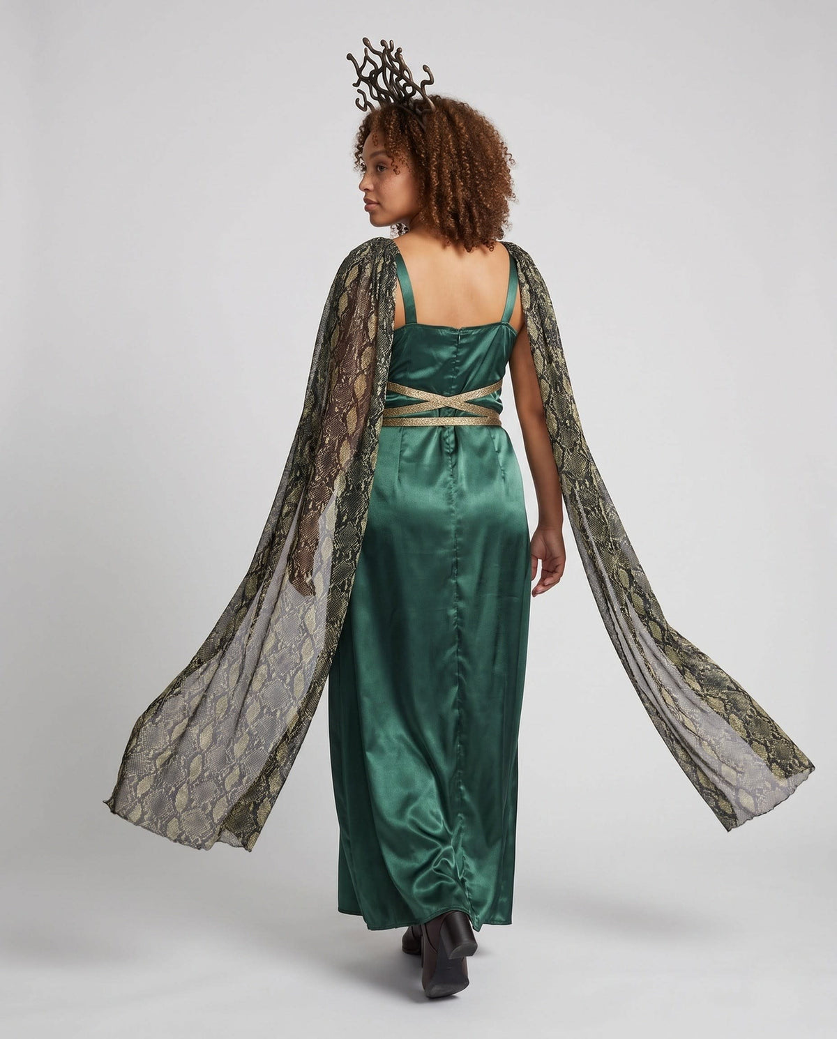 Sabine Caped Goddess Costume Dress_3