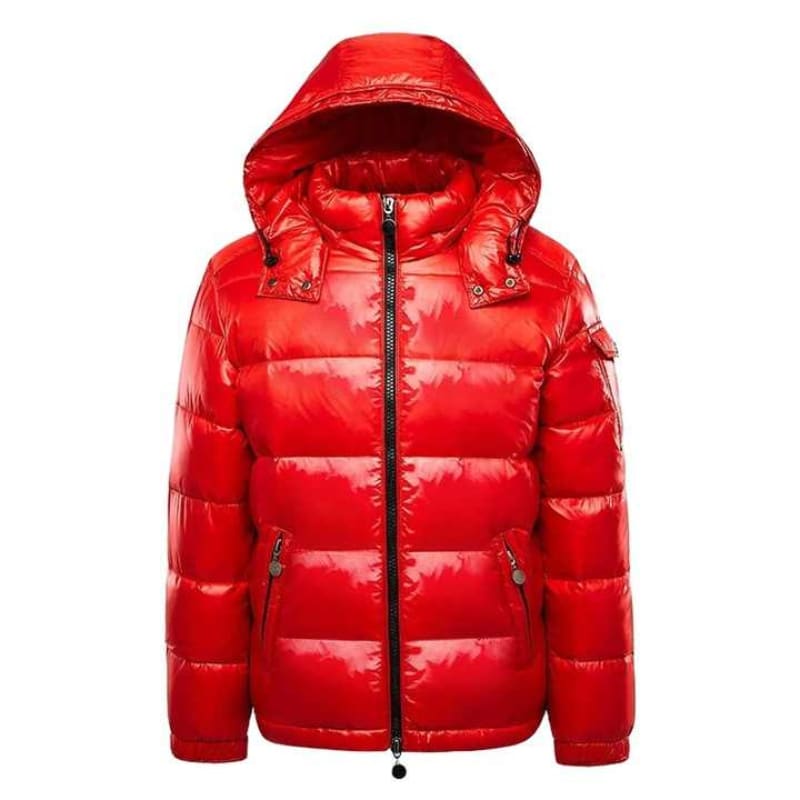 Xavier Glossy Hooded Puffer Jacket_5