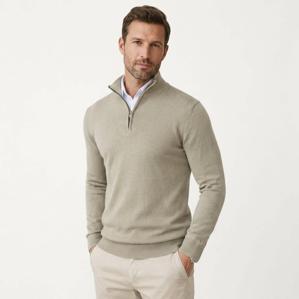Richard Quarter Zip Knit Sweater_2