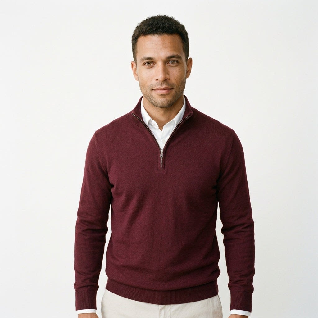 Richard Quarter Zip Knit Sweater_4