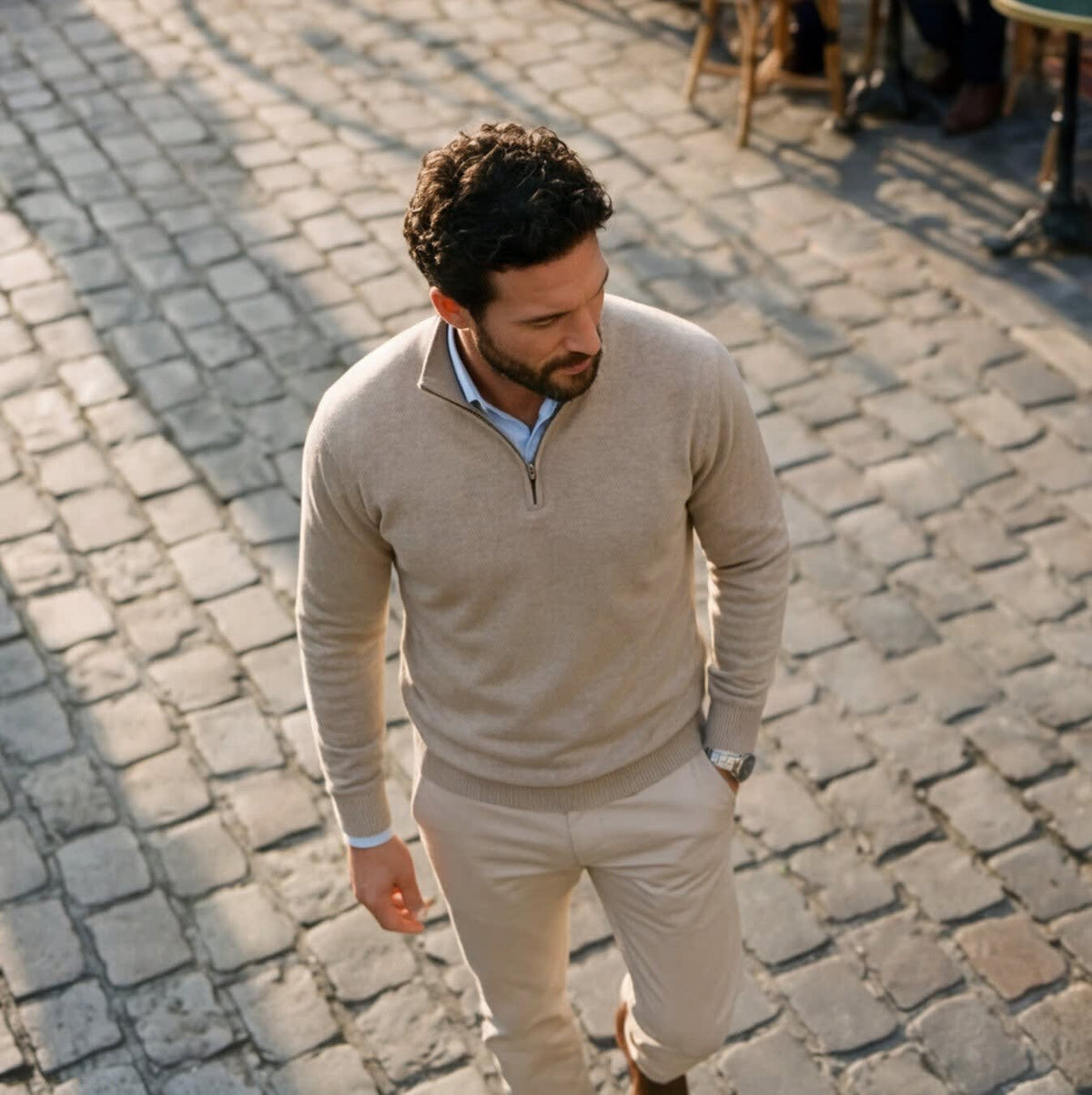 Richard Quarter Zip Knit Sweater_7