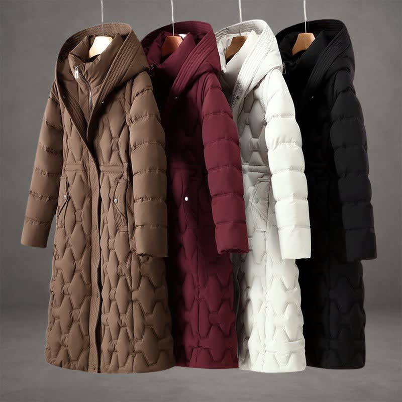 Gloria Hooded Longline Down Coat_9