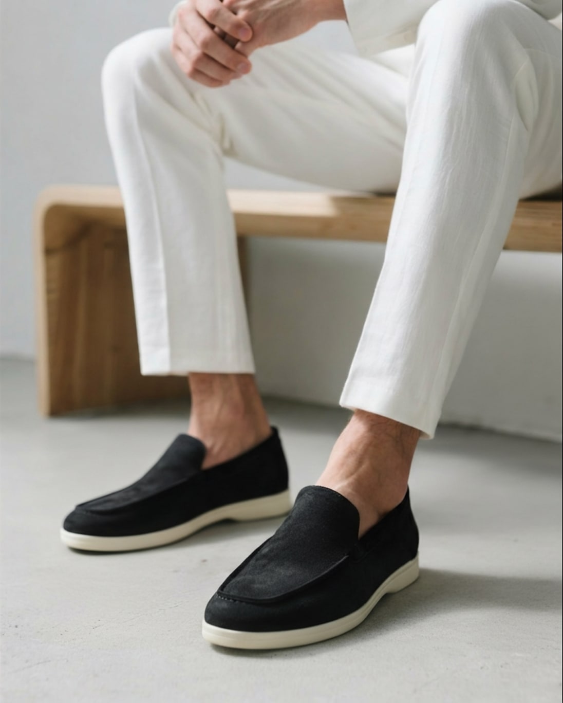 Ramon Slip On Suede Loafers_8