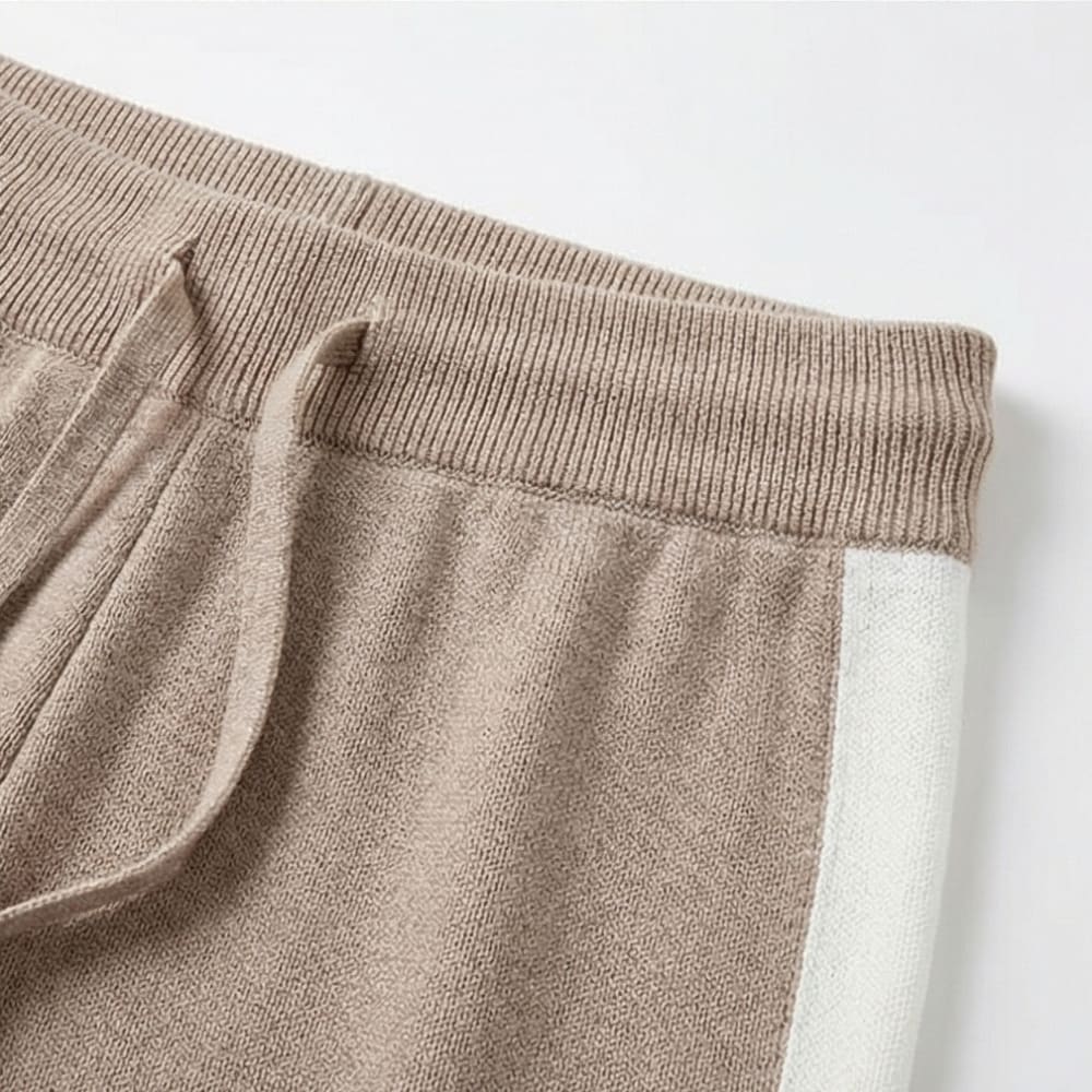 Hattie Striped Knit Cardigan and Pants Two Piece Set_8