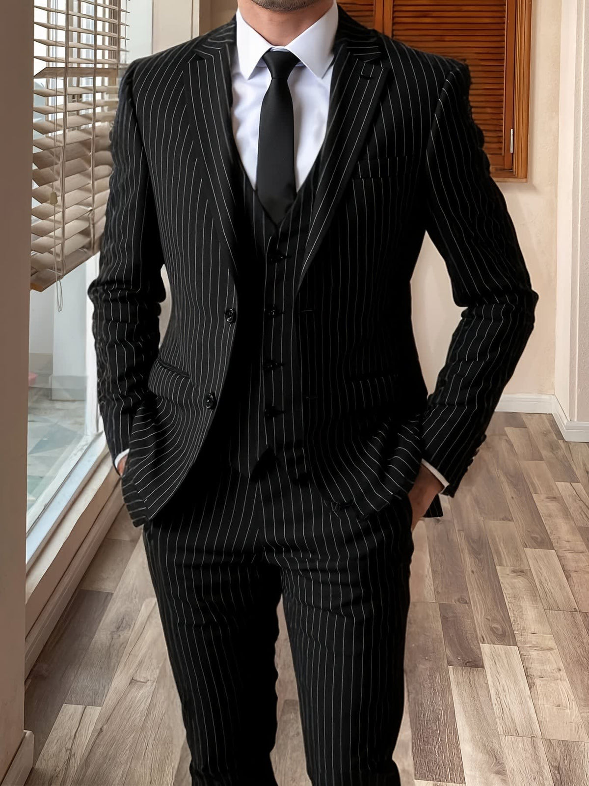 Adrian Pinstripe Three Piece Suit_5