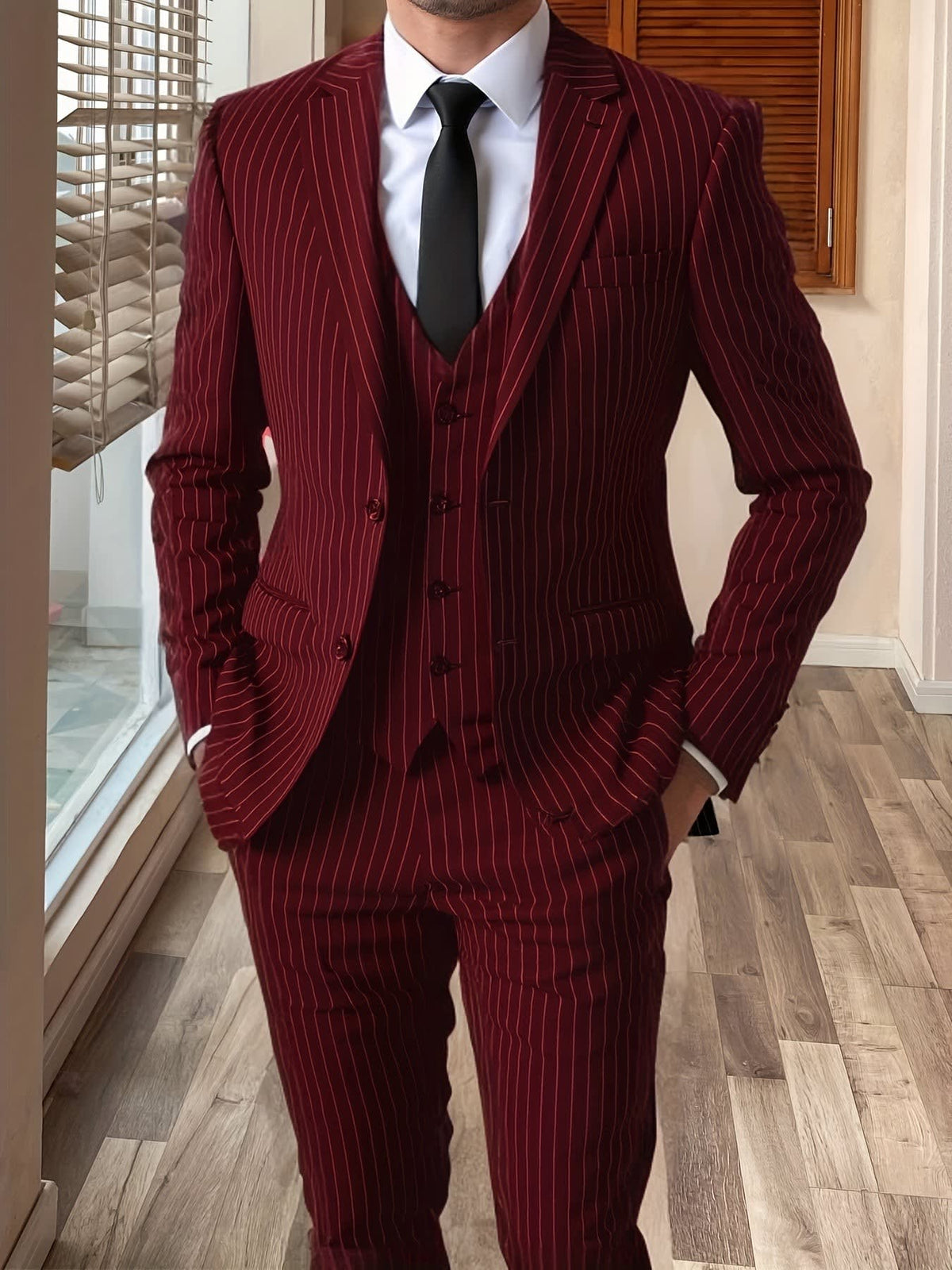 Adrian Pinstripe Three Piece Suit_9