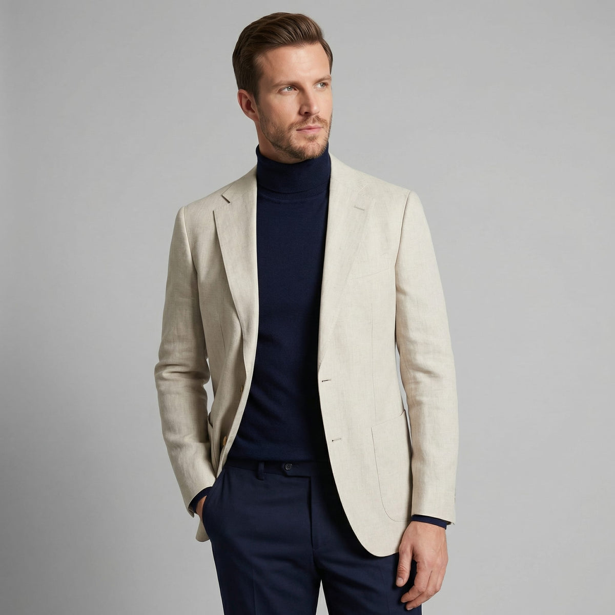 Evander Textured Linen Blazer_11