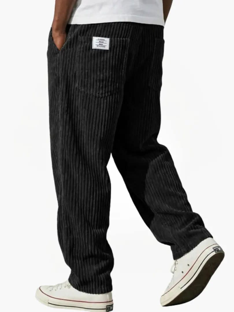 Roberto Corduroy Straight Leg Trousers_8