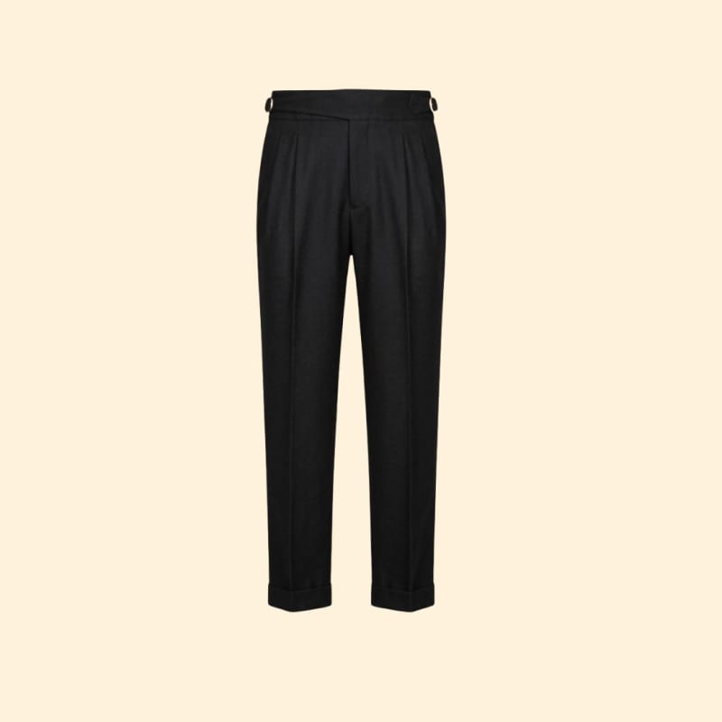 Wilbur High Waisted Pleated Trousers_1