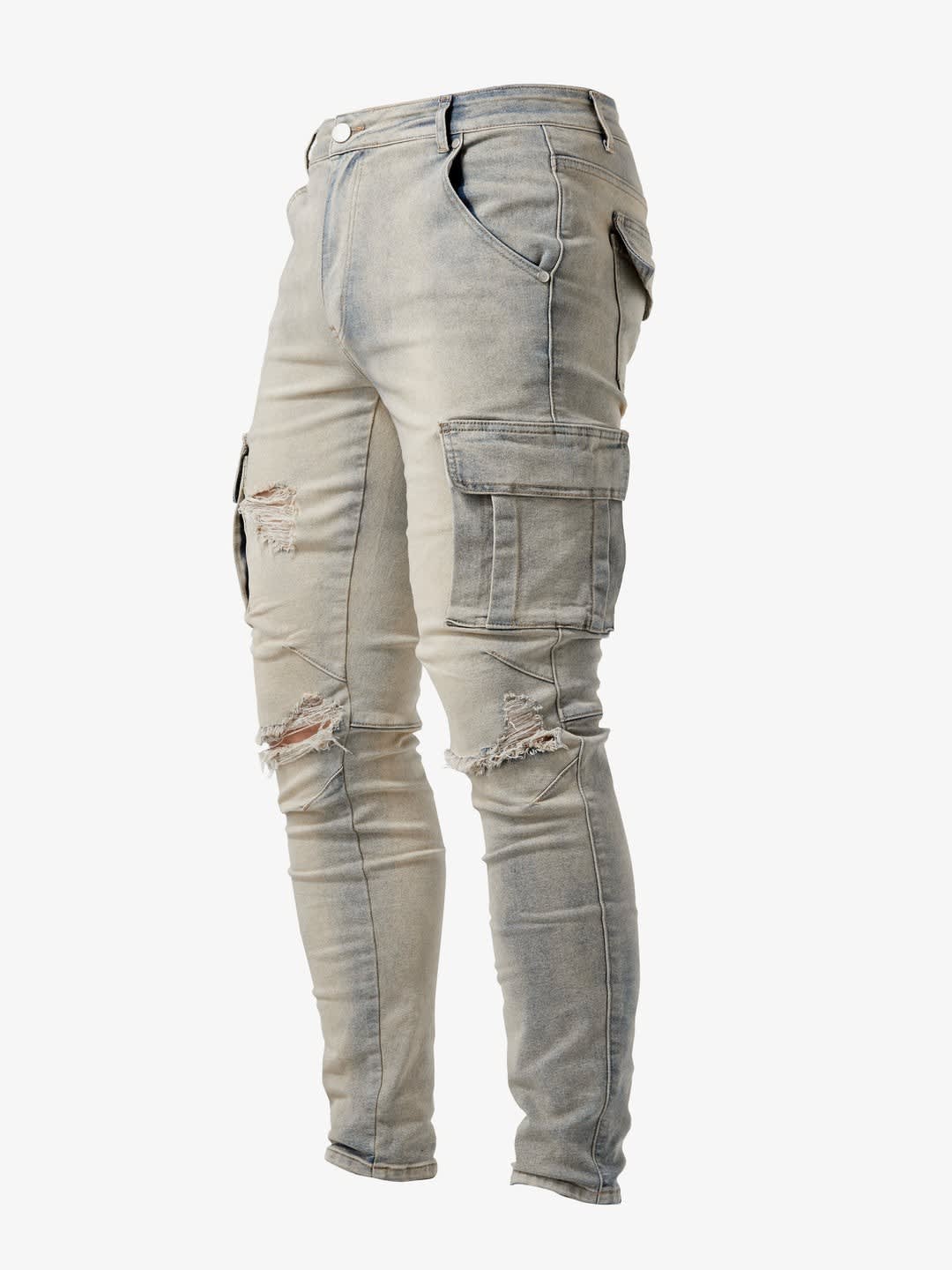Rogelio Slim Fit Cargo Jeans_3
