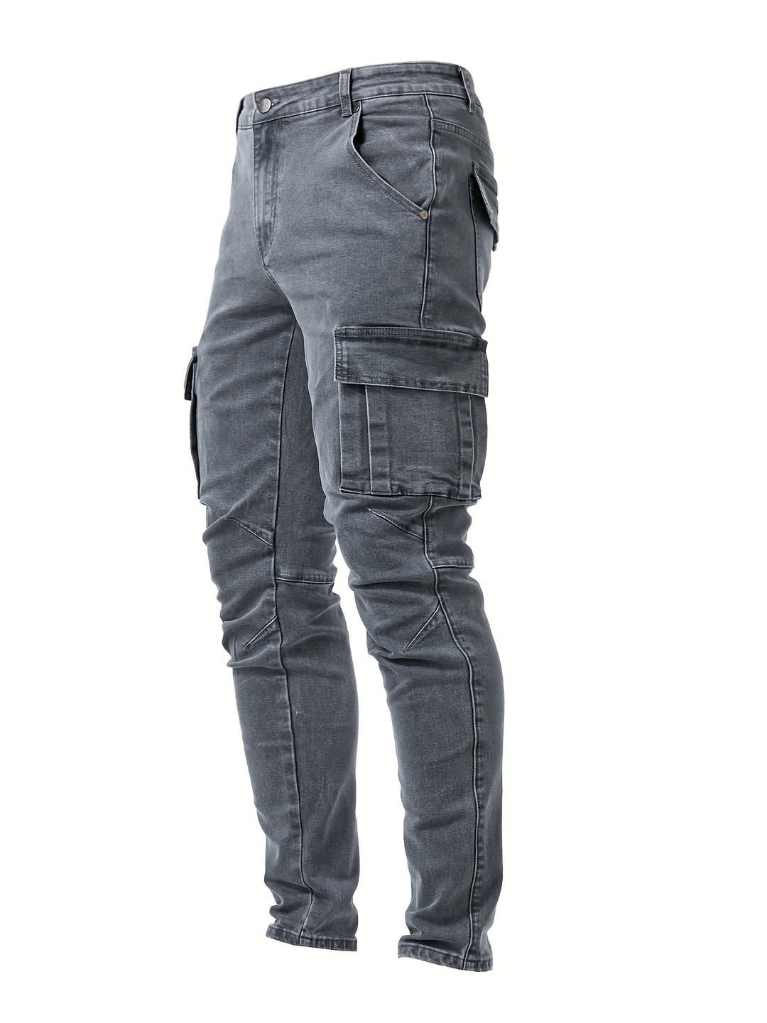 Rogelio Slim Fit Cargo Jeans_4